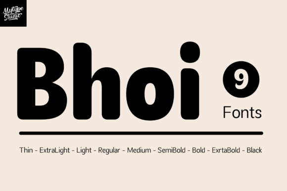 Bhoi: A Font for Creative Projects