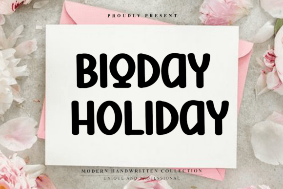 Bigday Holiday Font for Elegant Branding