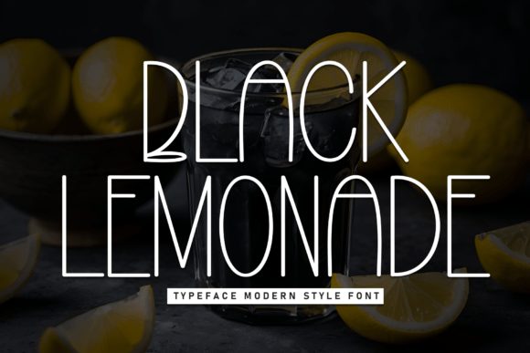 Black Lemonade Font for Business Branding