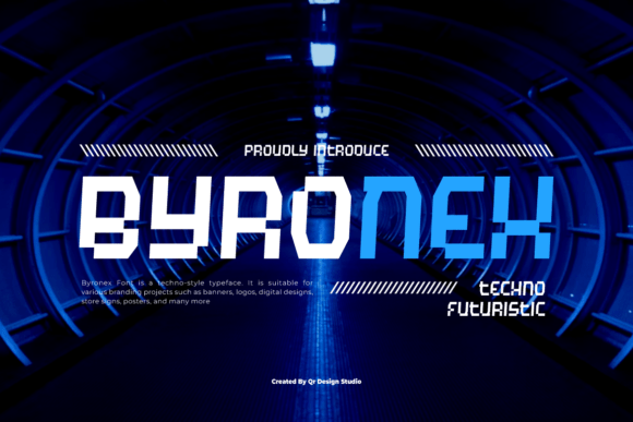 Byronex Font: Bold and Modern