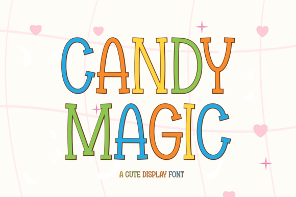 Candy Magic Font: A Festive Typographic Delight
