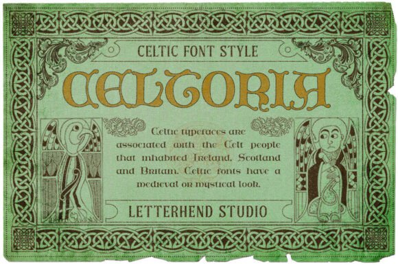 Celtoria: A Celtic-Style Font for Editorial Design
