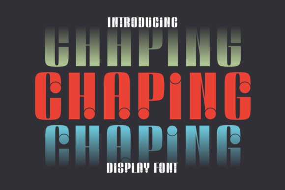 Chaping Font for Creative Design
