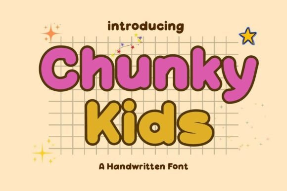 Chunky Kids Font for Web Design