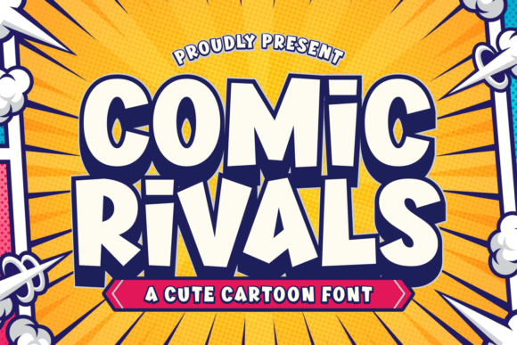 Comic Rivals Font for Business Branding