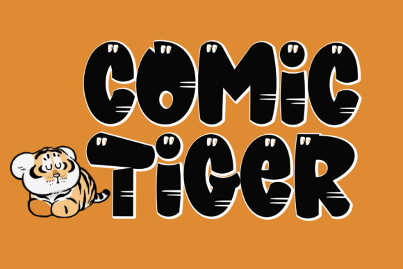 Comic Tiger Font for Bold Campaigns