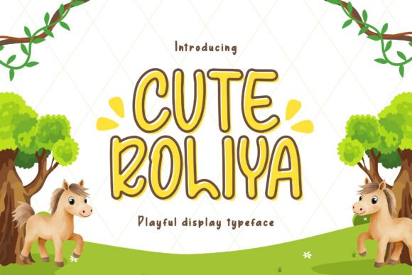 Cute Roliya Font for Creative Projects
