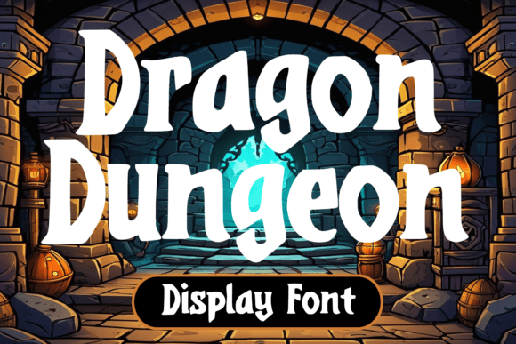 Dragon Dungeon Font for Creative Projects