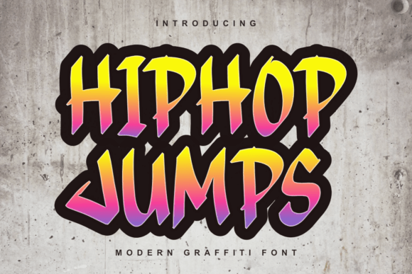 Hiphop Jumps: A Bold Font for Urban Campaigns