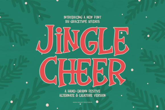 Jingle Cheer Font for Festive Branding