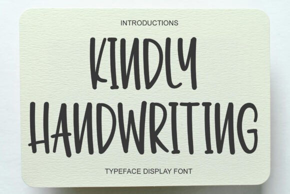 Kindly Handwriting: A Font for Elegant Web Design