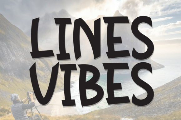 Lines Vibes Font for Bold Branding