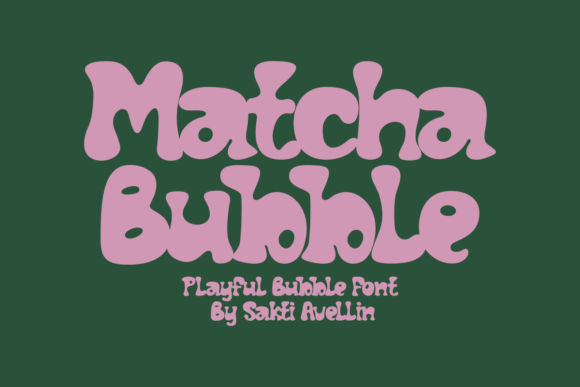 Matcha Bubble Font for Creative Brands
