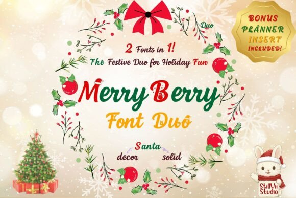 Merry Berry Duo Font