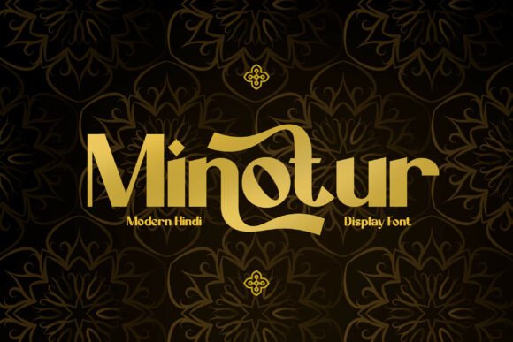 Minotur: A Premium Display Font for Bold Campaigns
