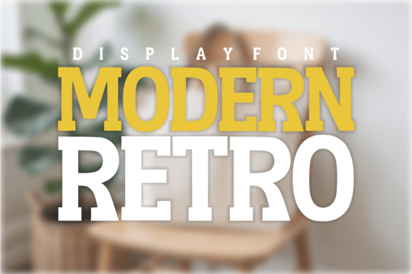 Modern Retro Font for Bold Campaigns