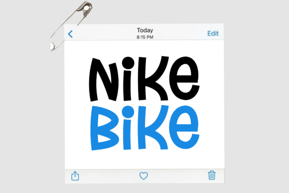Nike Bike Font for Web Design