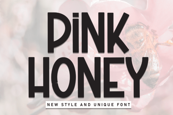 Pink Honey Font for Creative Campaigns