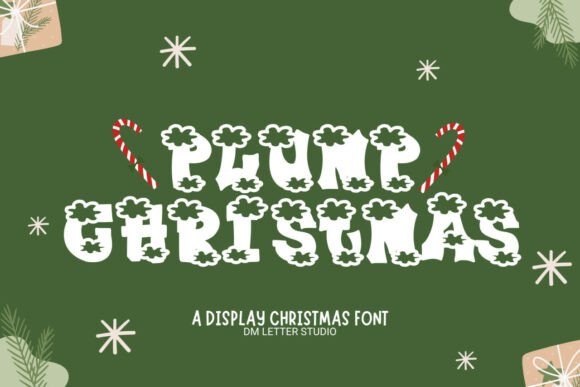 Plump Christmas Font for Festive Branding