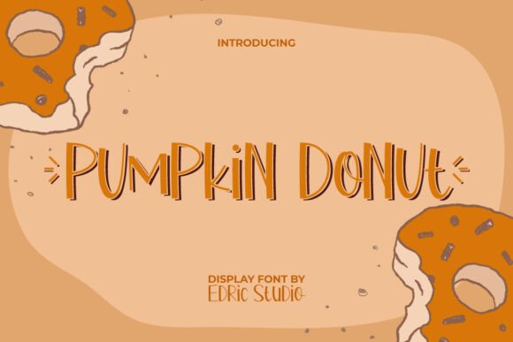 Pumpkin Donut Font for Business Branding