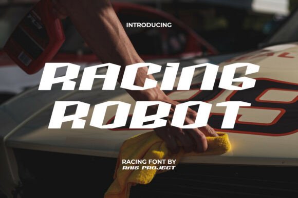 Racing Robot Font for Bold Branding