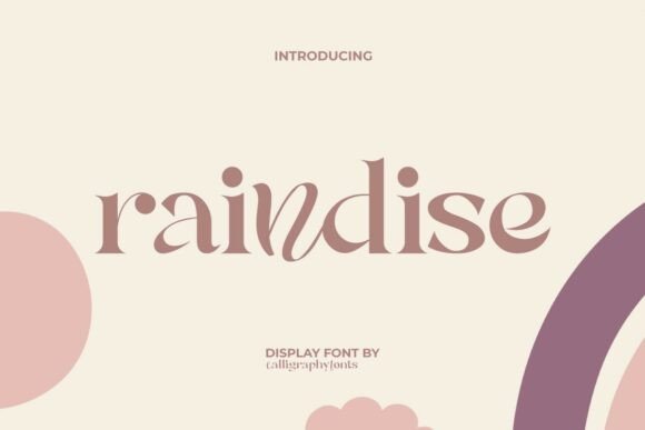 Raindise Font for Creative Projects