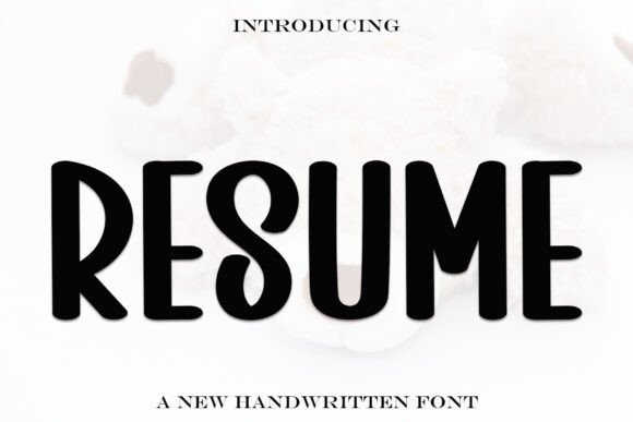 Resume Font Review