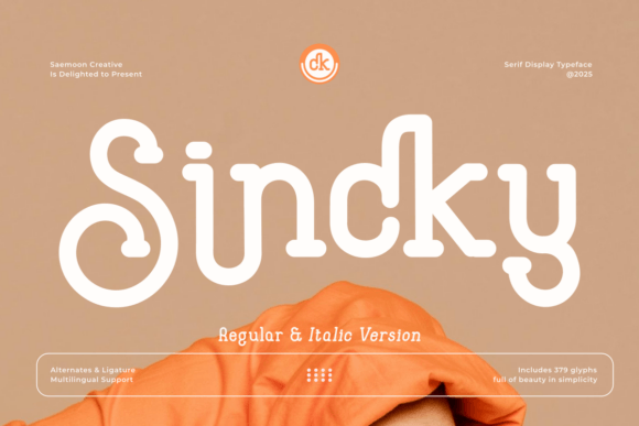 Sincky Font for Bold Typography