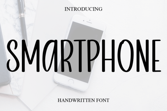 Smartphone Font for Creative Design