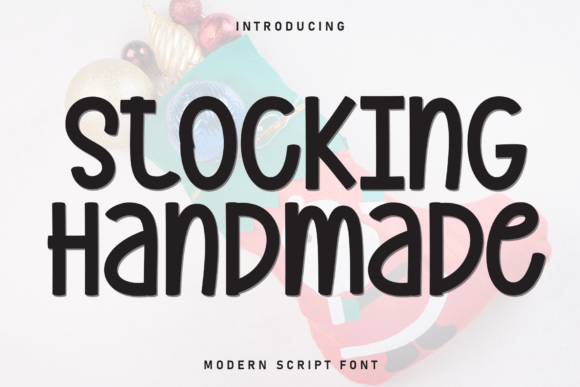 Stocking Handmade Font for Creative Campaigns