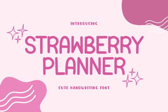 Strawberry Planner Font for Creative Brands