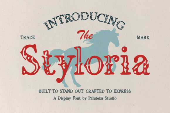 Styloria: A Bold Vintage Font for Western Campaigns