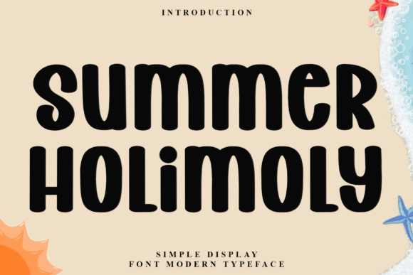 Summer Holimoly Font for Web Design
